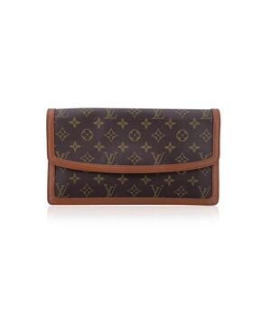 LOUIS VUITTON Pochette Vintage in Tela Col. Marrone S