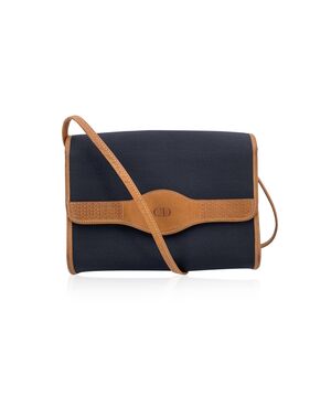 DIOR Borsa a Tracolla Vintage in Tela Col. Nero S