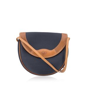 DIOR Borsa a Tracolla Vintage in Tela Col. Nero S