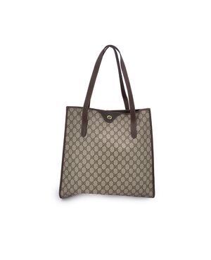 GUCCI Borsa Shopper Vintage in Tela Col. Beige L