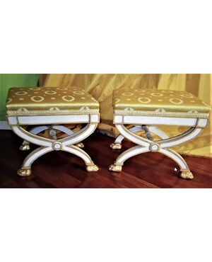 Pair of I Impero stools     