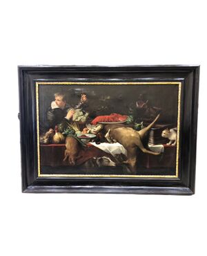 OIL PAINTING ON CANVAS "STILL LIFE"