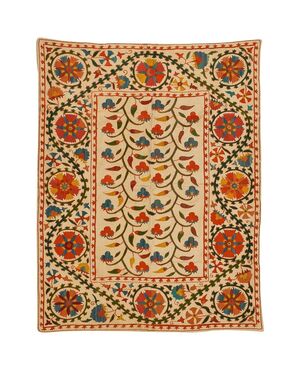 Turkoman SUSANI Embroidered Fabric - B/2411
