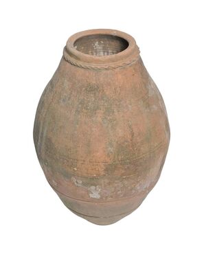 Grande anfora turca in terracotta per acqua - O/825