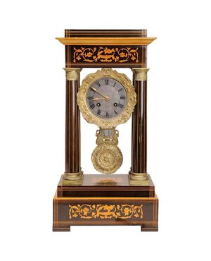 French table pendulum clock, working - O/1110