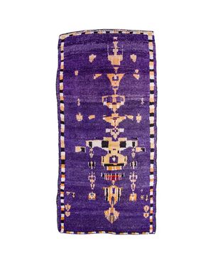 Unusual MOROCCAN rug with "chandelier" design - n.1053