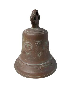 Antica campana italiana in bronzo - rif. O/5088