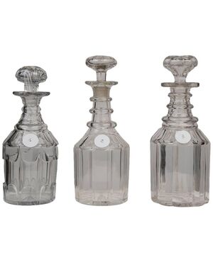Bottiglie Inglesi antiche da decanter - O/3232 ecc.
