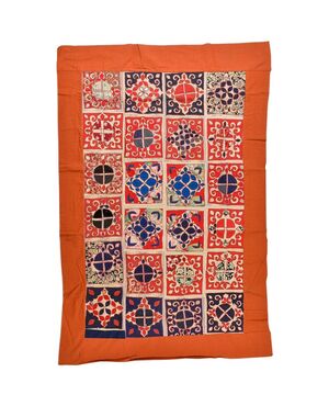 Patchwork di antichi tessuti ricamati Turkomanni - B/2241