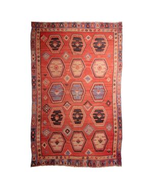Grande Kilim Turco SIVAS di vecchia manifattura - n.451