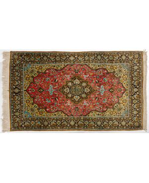 Persian GHUM carpet in pure silk - n.117