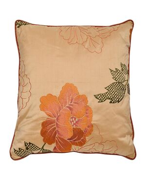 Silk cushion with beautiful embroidery - B/2426
