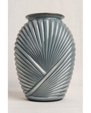 Gray Déco glass vase - O/4794