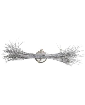 Steel wire wall lamp - design - O/5006