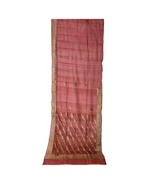 Antique Indian mauve sari - B/1524-3