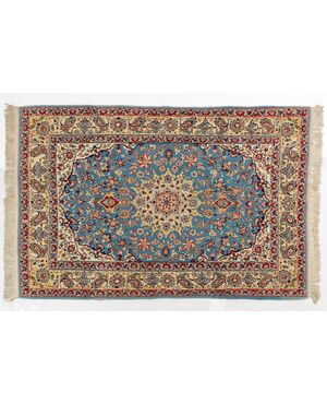 ISFAHAN Persian rug with silk warp - n.186