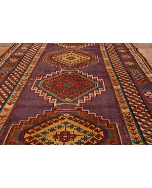 Antico tappeto Caucasico KAZAK datato - n. 1085 -