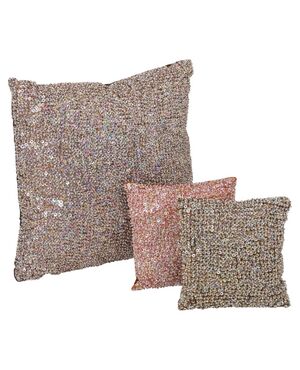 Set of small sequin cushions - B/1415-16-17.