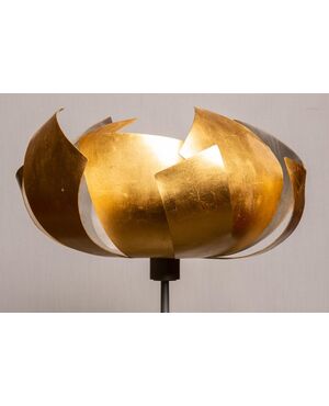 Italian gold leaf floor lamp - O/6899
