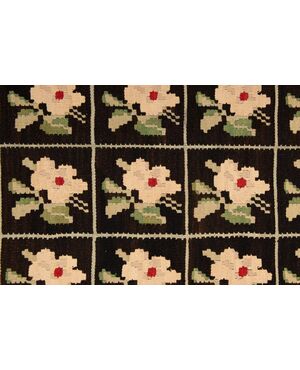 Caucasian KARABAGH Kilim with daisies - (n. 1241)