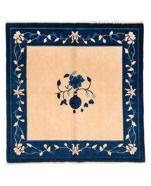 Piccolo tappeto cinese NING-XIA quadrato - n.923 -