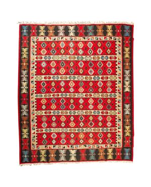 Large square GOCMEN kilim - no. 179 -