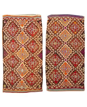 Coppia cuscini kilim KURDESTAN - n. 335 e 336 -
