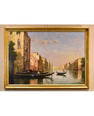View of Venice with the Grand Canal, Antoine Bouvard, known as Marc Aldine (L'Isere 1875 - Paris 1957)