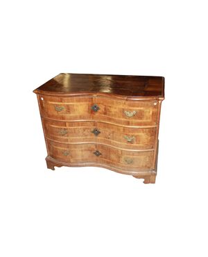 Stupendo cassettone del 1700 stile Maria Antonietta in noce
