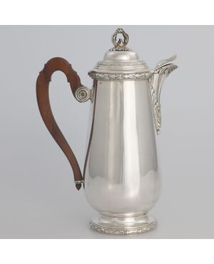 Silver chocolate pot, Victor Boivin, Paris, late 19th century