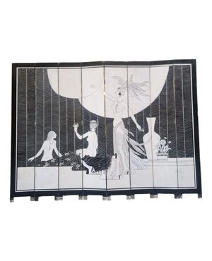 Art Deco folding screen