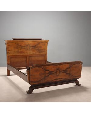 Art Deco Bed Italy First Half 20th Century