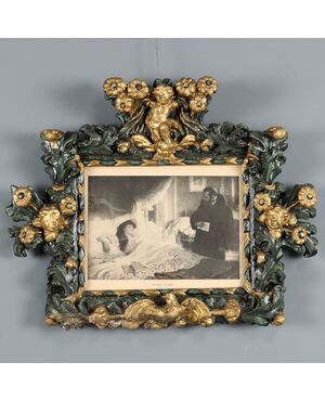 Piccola Cornice Barocca Veneto Inizio XVIII Secolo