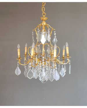 Lampadario in stile Mariantonietta