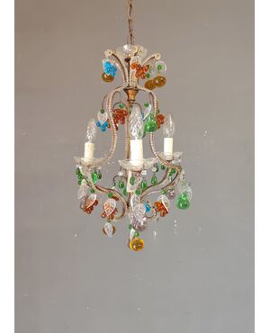 Lampadario in stile Mariantonietta