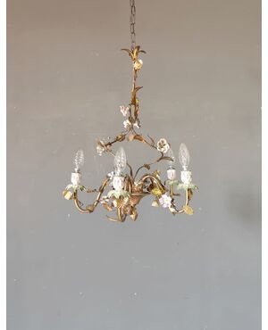 Lampadario in ferro a 5 luci