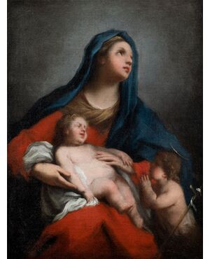 Jacopo Amigoni (Venice 1682 - Madrid 1752) - Madonna with Child.