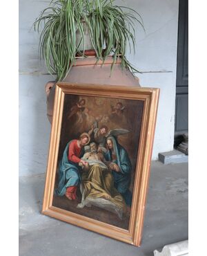 Painting: "The Death of Saint Joseph", 18th century