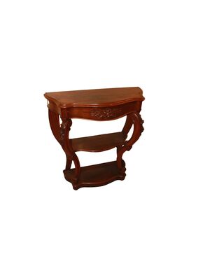 Small Louis Philippe console table in mahogany wood from the 19th century
