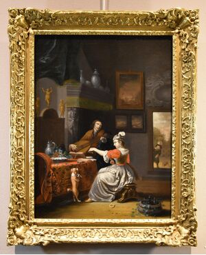 Il suonatore di liuto, Gabriel Metsu (Leida, 1629 – Amsterdam, 1667) seguace