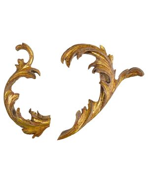 Antique gilded wooden friezes - O/8087 -