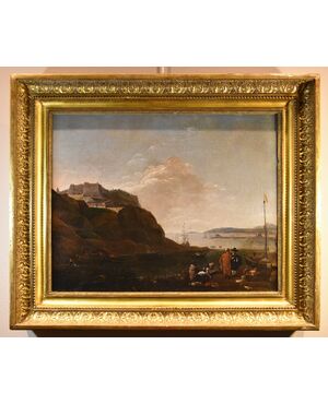Mediterranean View, signed by Thomas Wyck (1616 - 1677)