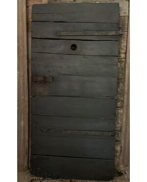 ptc013 - prison door with peephole, measuring cm l 85 xh 172 x th. 6 cm     