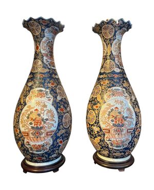 Pair of Japanese vases