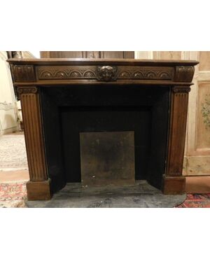 chl103 wood fireplace 800 mis. 132 xh 107 prof. 30.5 cm
