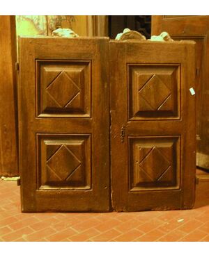 pan055 2 doors walnut size.48 +48 cm xh 95cm