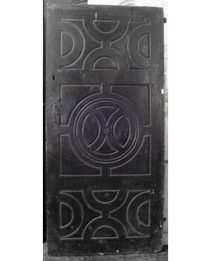 ptir250 rustic door decorated black mis. h190 x width.88cm