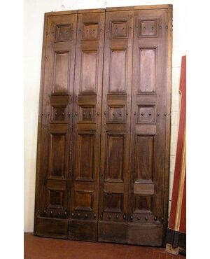 ptn166 door with four doors in walnut size. 185 x 315