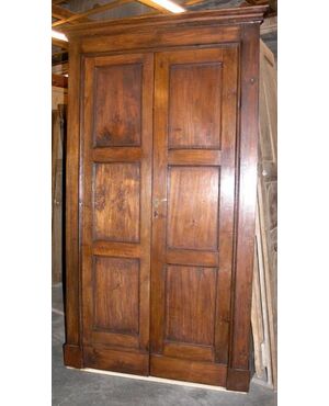 pts422 4 double doors with frame poplar / walnut mis.123 x 230 cm max