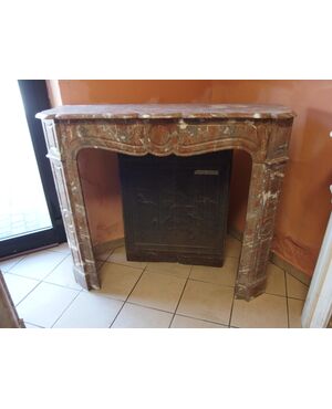 SIMPLE LOUIS PHILIPPE STYLE POMPADOUR FIREPLACE, FRANCE